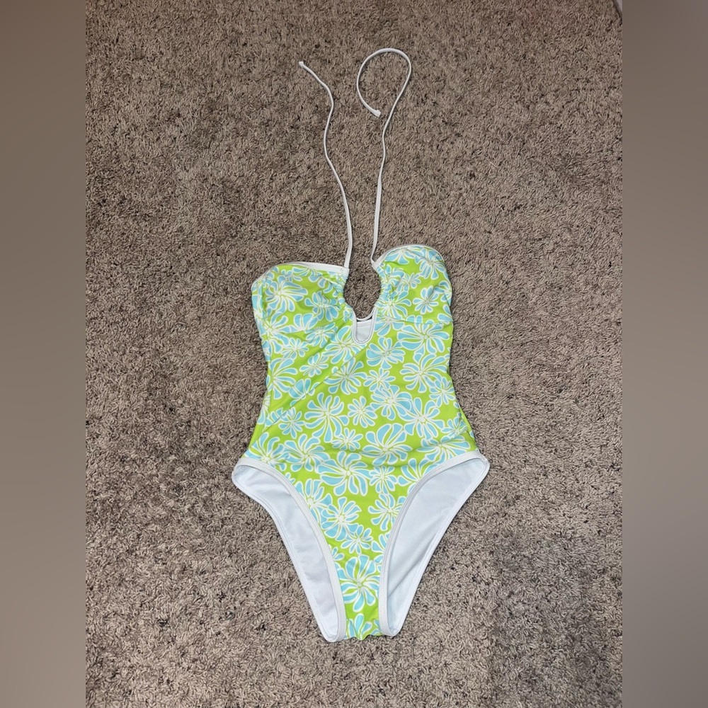 Floral one-piece